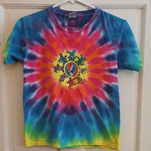Gildan Vibrant Tie-Dye Kids Tee with Dancing Bears